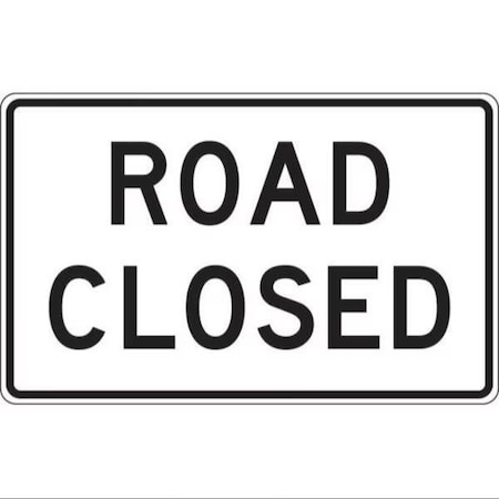 Accuform LANE GUIDANCE SIGN ROAD CLOSED 30 X FRR727DP FRR727DP